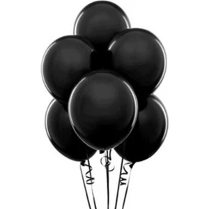 Balon Siyah Renk 100 Adet
