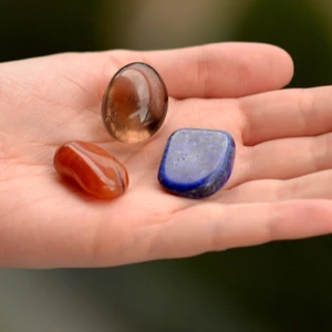 Taş Sandığı Akik Taşı - Lapis Lazuli Taşı - Dumanlı Kuvars Taşı Kütle