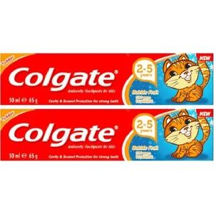 2-5 Yaş Çocuk Diş Macunu 50 ml Ikili Paket