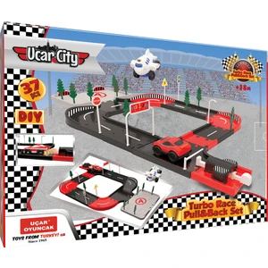City Çek Bırak Araba Pist Seti -45 Parça