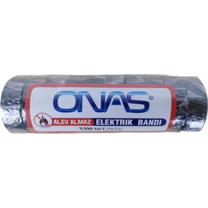 Siyah Elektrik Bandı 6 m - 10 Lu