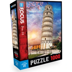 Blue Focus 1000 Parça Puzzle - Pisa Kulesi