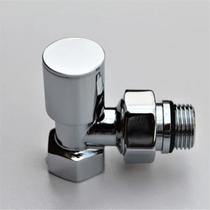 Radyatör Vanası 1/2'' Krom Köşe Metal Volanlı