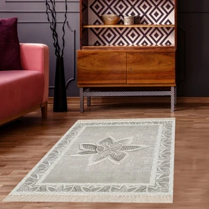 Bona Fortuna Nakış Desenli Dijital Baskı Yıkanabilir Kaymaz Taban Modern Salon Halısı ve Yolluk