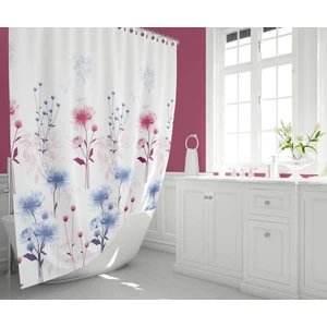 Tropik Banyo Duş Perdesi 8747 Çift Kanat 2 x 120 x 200
