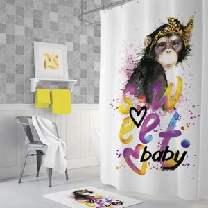 Tropik Sweet Baby Banyo Duş Perdesi Tek Kanat 1 x 120 x 200
