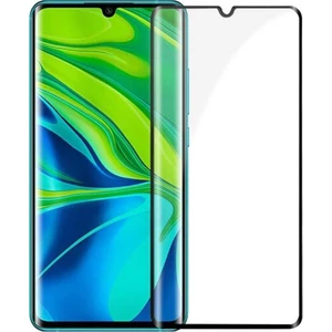 Case Street Xiaomi Mi Note 10 Lite Full Kapatan Renkli Cam Tam Koruma Siyah