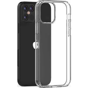 Case Street Apple iPhone 12 Pro Kılıf Coss Şeffaf Sert Kapak Renksiz