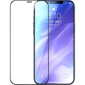 Case Street Apple iPhone 12 Pro Full Kapatan Fiber Nano Ekran Koruma Siyah