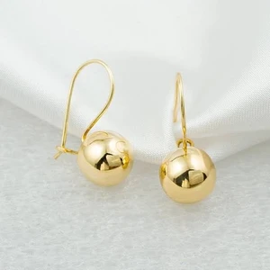 Gökdeniz 925 Çengelli Top Gümüş Küpe
