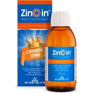 Zinc-In Vitamin C Ve Çinko Şurup 150 Ml