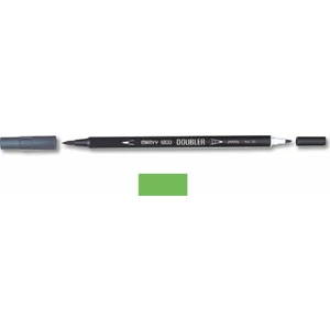 1800-11 Çift Uçlu Brush Pen Fırça Kalem Açık Yeşil