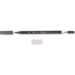 1800-81 Çift Uçlu Brush Pen Fırça Kalem Soluk Lila
