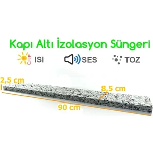 2 Adet Yapışkanlı Kapı Altı Isı Yalıtım Süngeri Eşik Süngeri