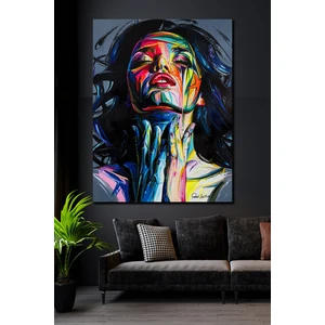 Hediyeler Kapında 90x130 Woman & Art Kanvas Tablo