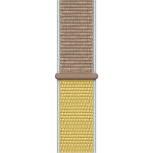 Spor Loop Kordon, Apple Watch Series SE/11/10/9/8/7/6/5/4/3 Uyumlu 49mm-46mm-45mm-44mm, Açık Kahverengi