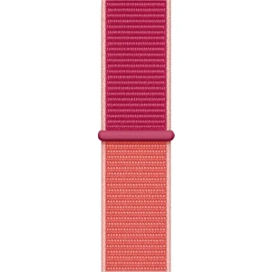 Spor Loop Kordon, Apple Watch Series SE/10/9/8/7/6/5/4/3 Uyumlu 49mm-46mm-45mm-44mm-42mm, Nar