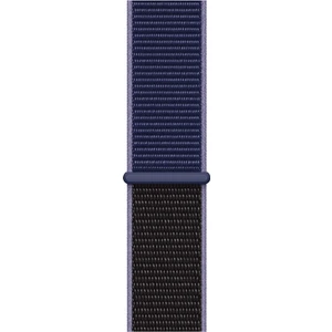Spor Loop Kordon, Apple Watch Series SE/10/9/8/7/6/5/4/3 Uyumlu 42mm-41mm-40mm- 38mm, Gece Mavisi