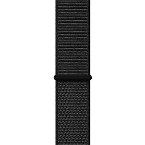 Spor Loop Kordon, Apple Watch Series SE/10/9/8/7/6/5/4/3 Uyumlu 42mm-41mm-40mm- 38mm, Siyah