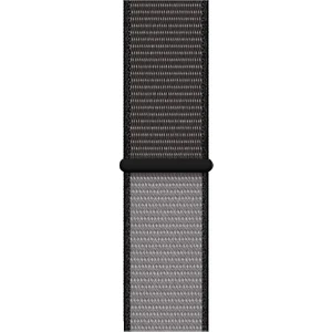 Spor Loop Kordon, Apple Watch Series SE/10/9/8/7/6/5/4/3 Uyumlu 42mm-41mm-40mm- 38mm, Demir Grisi