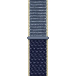 Spor Loop Kordon, Apple Watch Series SE/10/9/8/7/6/5/4/3 Uyumlu 42mm-41mm-40mm- 38mm, Alaska Mavisi