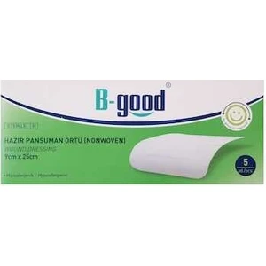 B-Good Hazır Pansuman Örtü 9x25cm 5li Nonwoven Yara Örtüsü