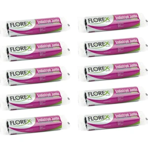 Endüstriyel Jumbo Boy 10'lu Çöp Torbası Siyah 80 x 110 cm 10'lu