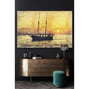 Hediyeler Kapında 50X70 Yorgun Denizci Kanvas Duvar Tablo