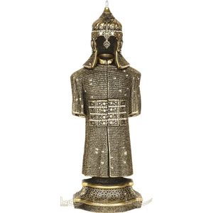Helal Hediyelik Cevşen Osmanlı Asker Zırh Yeniçeri Biblo (9x26cm)