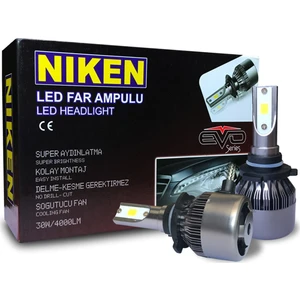 Evo Serisi Led Xenon Far Ampulu H7 / H4 / H11 / H1 / H10 / 9005 / 9006 / H15 + T10 Ampul