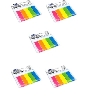 Mas Film Index Dikdörtgen Postit Ayraç 12 x 45 mm 5'li