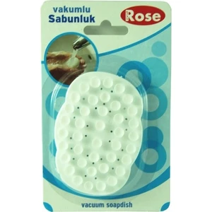 Sabunluk Vakumlu Beyaz Gül 26641S