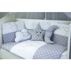 Kista Baby Bebek Uyku Seti Nevresim Takımı 60x120 Cloudy Gri