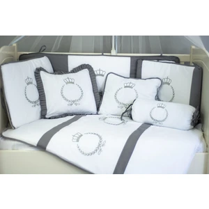 Kista Baby Bebek Uyku Seti Nevresim Takımı 60x120 Crown Gri