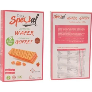 Dias Special Çilekli Vegan Gofret 100GR