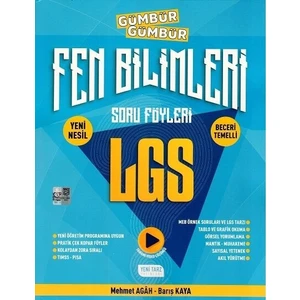 Yeni Tarz Yayınları 8. Sınıf LGS Fen Bilimleri Gümbür Gümbür Soru Föyleri - Barış Kaya