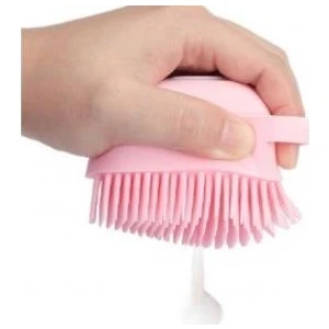 OPTANA Çok Amaçlı Silikon Lif Hazneli Kese Banyo Duş Silikon Temizleme