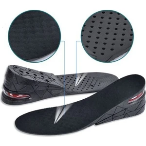 Unisex Hava Yastıklı 7cm Gizli Boy Uzatıcı Tabanlık Ortopedik Ayakkabı Tabanlığı Topuk Yükseltici