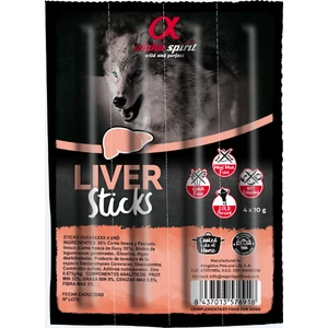 Alpha Spirit Ciğerli Sticks Köpek Ödül Maması 4 x 10 gr