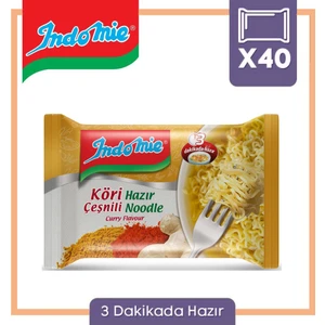40'lı Köri Aromalı Hazır Noodle Koli