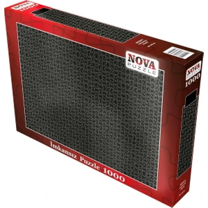 Nova Puzzle 1000 Parça İmkansız Puzzle - Siyah - Fantastik Kesim
