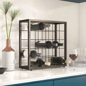 YEVA METAL Rustik Metal Şaraplık