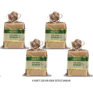 Eşek Sütü Sabun 4 Adet 220 gr