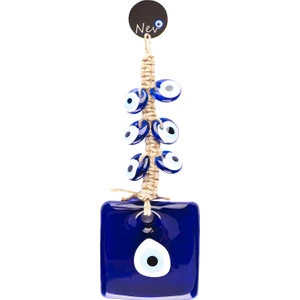 Bol Boncuklu Duvar Süsü  Kare