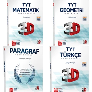 Çözüm Yayınları 3D TYT Matematik - Türkçe Seti + Deneme Sınavı