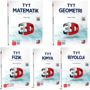 Çözüm Yayınları 3D TYT Sayısal Soru Bankası Seti + Deneme Sınavı