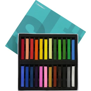 Shinhan Art Soft Pastel Boya Seti - Toz Pastel -  24 Renk Tam Boy