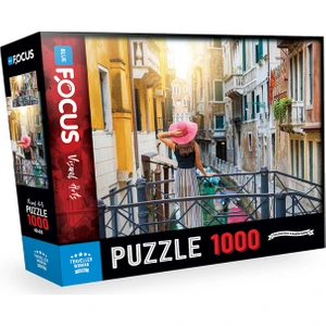 Blue Focus 1000 Parça Puzzle - Traveller Woman