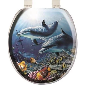 Jumbo Desenli Yumuşak Klozet Kapağı