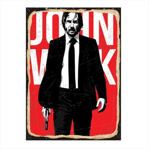 John Wick Afiş Dekoratif Mdf Tablo